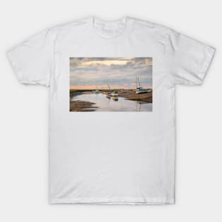 Evening Light over the River Glaven at Blakeney T-Shirt